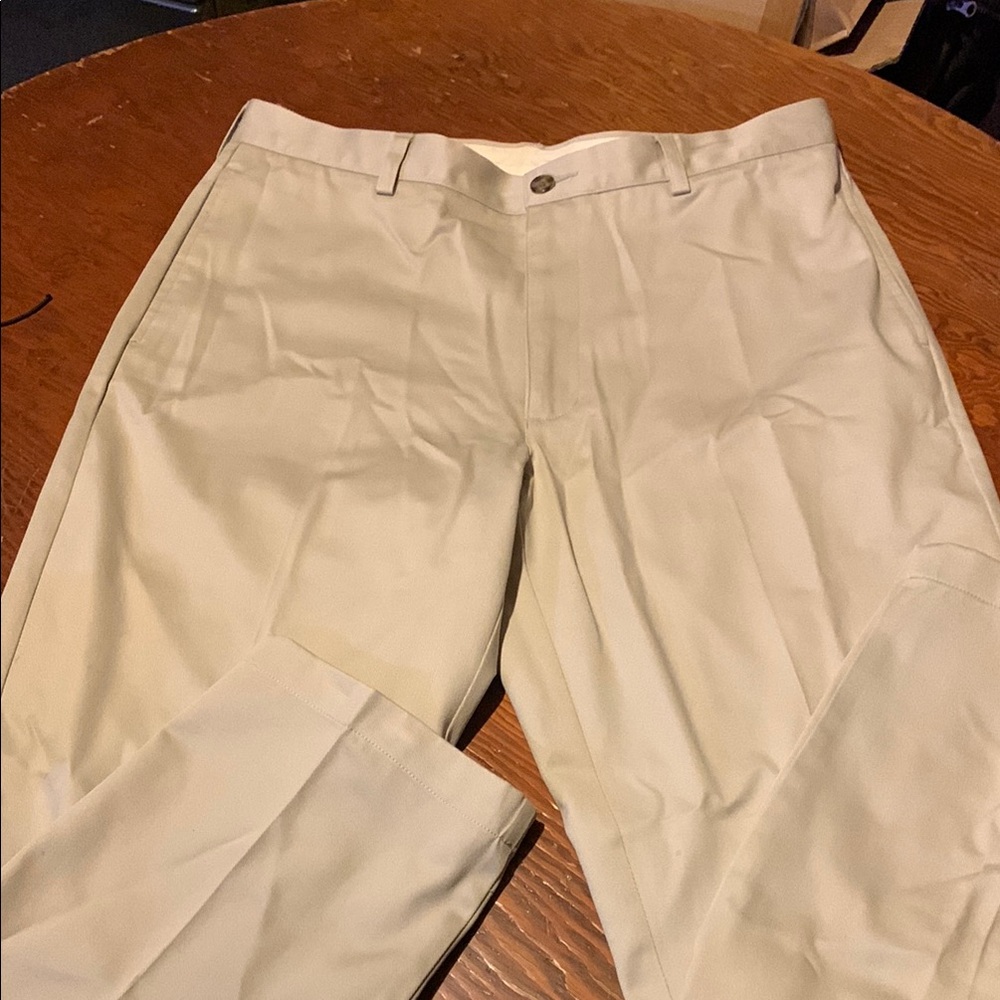 L.L. Bean Tan Chinos Lightweight Cotton
